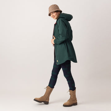 Forest green thick Softshell Coat