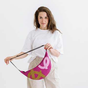 Fresh Fuchsia LUNA Crossbody táska