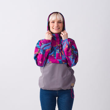 Vivid roses hoodie