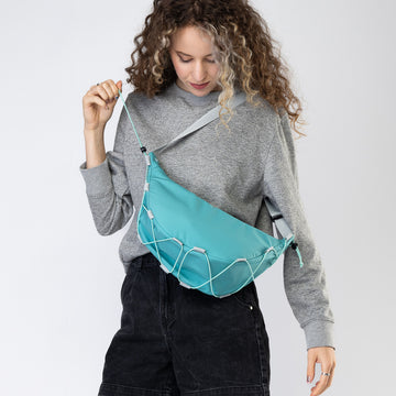 Geantă crossbody Luna turcoaz
