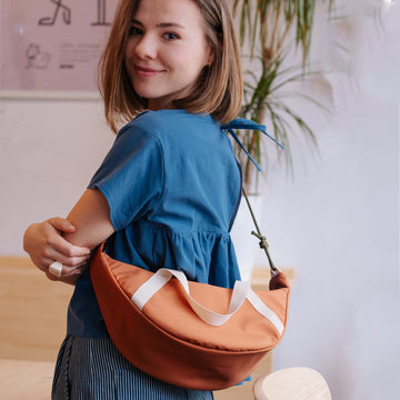 Geantă crossbody Luna Mocha Mousse