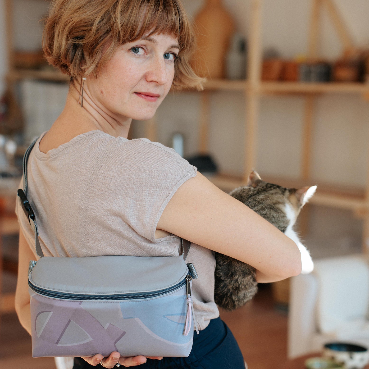 Gloomy Grey MAXI Waistbag - PIKURA Limited Edition