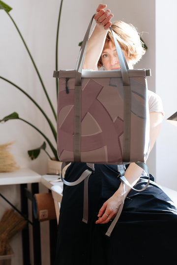 Groomy Grey MINIMAL backpack - PIKURA Limited Edition