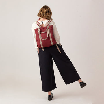 Burgundy MINIMAL backpack