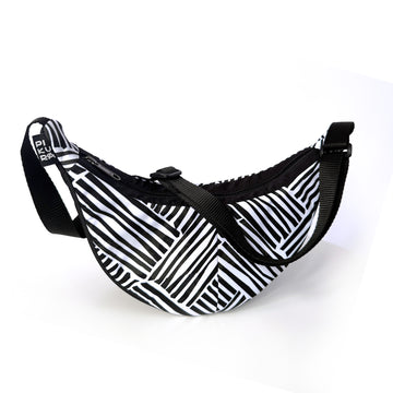 Geantă crossbody Mini Luna Re:Form Stripes