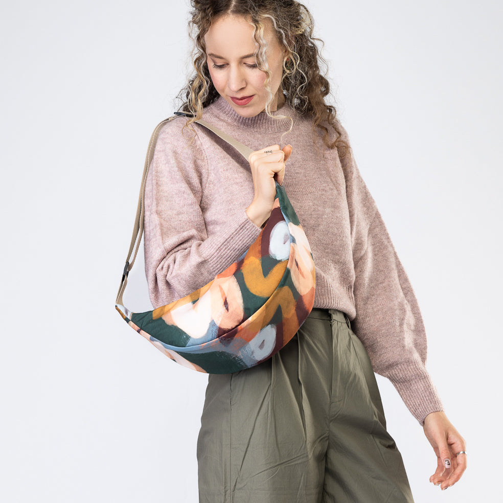 Geantă crossbody Luna Pulover pufos