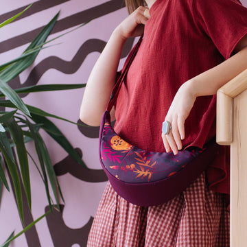 Re:Form Ocre & Fuchsia Mini LUNA Crossbody bag