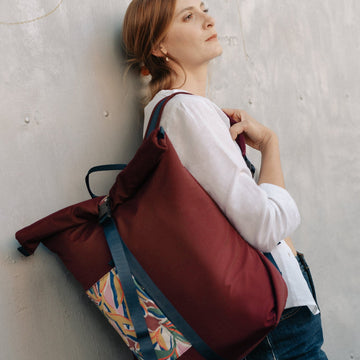 Strelitzia rolltop hátizsák