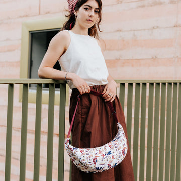 Geantă crossbody Luna Flori de toamnă